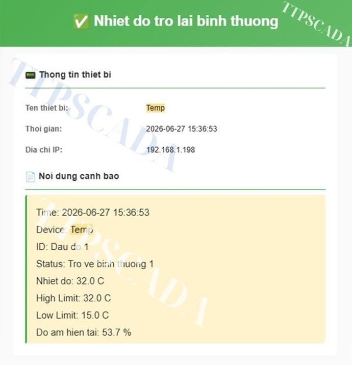 giám sát nhiệt độ từ xa